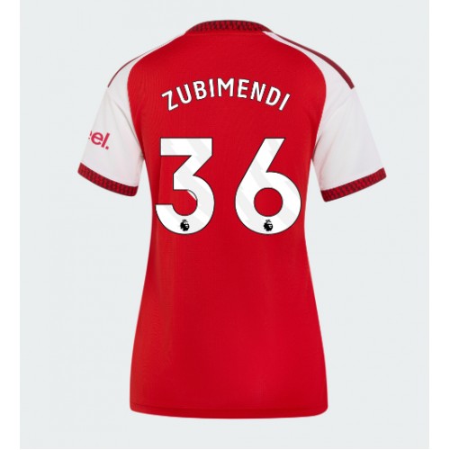Arsenal Martin Zubimendi #36 Dámské Domácí Dres 2026-27 Krátkým Rukávem Arsenal Martin Zubimendi #36 Dámské Domácí Dres 2026-27 Krátkým Rukávem